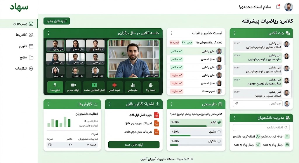 پنل پلتفرم سهاد 